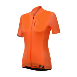 SANTINI Cycling short sleeve jersey - SCIA LADY - orange