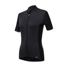 SANTINI Cycling short sleeve jersey - SCIA LADY - black