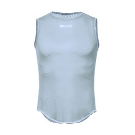 SANTINI Cycling sleeve less t-shirt - LIEVE - blue