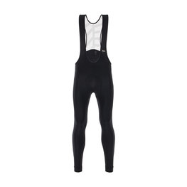 SANTINI Cycling long bib trousers - SVOLTA WINTER - black/white