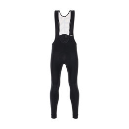 SANTINI Cycling long bib trousers - SVOLTA WINTER - bordeaux/black