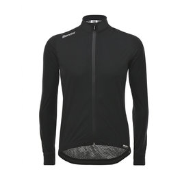 SANTINI Cycling rain jacket - GUARD 3.0 - black