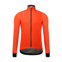 SANTINI Cycling rain jacket - GUARD 3.0 - orange