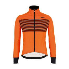 SANTINI Cycling thermal jacket - COLORE - orange