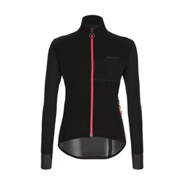SANTINI Cycling rain jacket - GUARD NIMBUS LADY - black