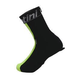 SANTINI Cycling shoe covers - PIXEL - yellow/black
