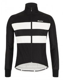 SANTINI Cycling thermal jacket - COLORE BENGAL WINTER - black