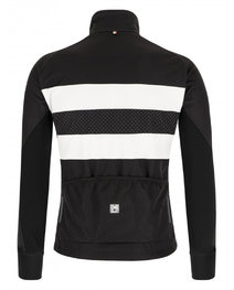 SANTINI Cycling thermal jacket - COLORE BENGAL WINTER - black