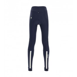 SANTINI Cycling long trousers withot bib - ALBA WINTER LADY - blue