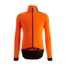 SANTINI Cycling thermal jacket - VEGA MULTI - orange