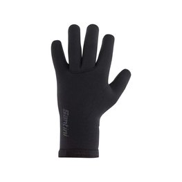 SANTINI Cycling long-finger gloves - SHIELD NEOPRENE - black