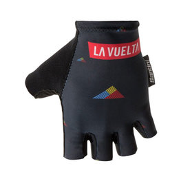 SANTINI Cycling fingerless gloves - LA VUELTA 2018 - black