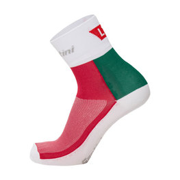 SANTINI Cyclingclassic socks - LA VUELTA 2018 - green/white/red