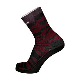 SANTINI Cyclingclassic socks - LA VUELTA 2018 - purple/black