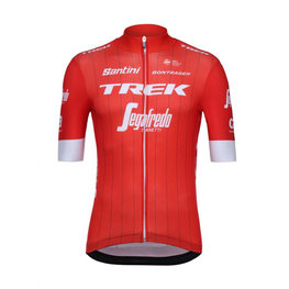 SANTINI Cycling short sleeve jersey - TREK RACE 2018