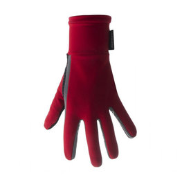 SANTINI Cycling long-finger gloves - VEGA - red
