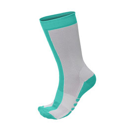 SANTINI Cyclingclassic socks - CLASSE - white/light blue
