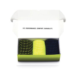 SANTINI Cyclingclassic socks - ORIGINE SOXBOX - yellow/black