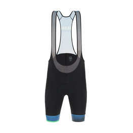 SANTINI Cycling bib shorts - LA VUELTA 2019 - blue/black
