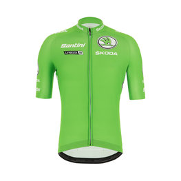 SANTINI Cycling short sleeve jersey - LA VUELTA 2019 - green
