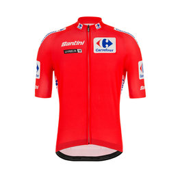 SANTINI Cycling short sleeve jersey - LA VUELTA 2019 - red