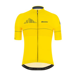 SANTINI Cycling short sleeve jersey - LA VUELTA 2020 - yellow