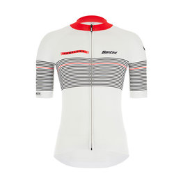 SANTINI Cycling short sleeve jersey - LA VUELTA 2020 - white