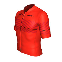 SANTINI Cycling short sleeve jersey - LA VUELTA 2020 - red