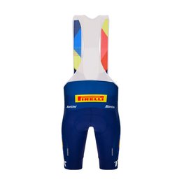SANTINI Cycling bib shorts - LIDL TREK 2024 - blue