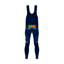 SANTINI Cycling long bib trousers - LIDL TREK 2024 - blue