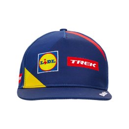 SANTINI Cycling hat - LIDL TREK 2024 - yellow/red/blue