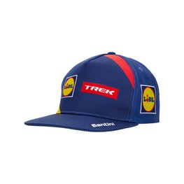 SANTINI Cycling hat - LIDL TREK 2024 - yellow/red/blue
