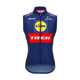 SANTINI Cycling gilet - LIDL TREK 2024 - red/blue/yellow