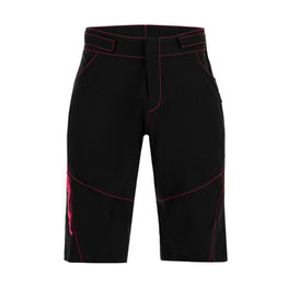 SANTINI Cycling shorts without bib - SELVA MTB LADY - black/pink