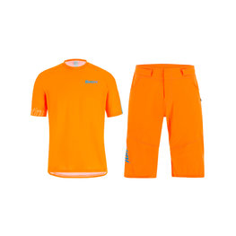 SANTINI Cycling MTB set - SASSO MTB - orange