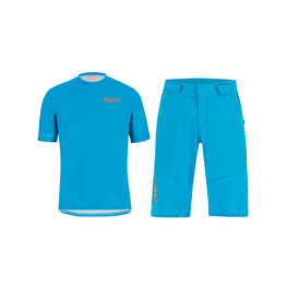 SANTINI Cycling MTB set - SASSO MTB  - turquoise