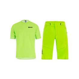 SANTINI Cycling MTB set - SASSO MTB - green