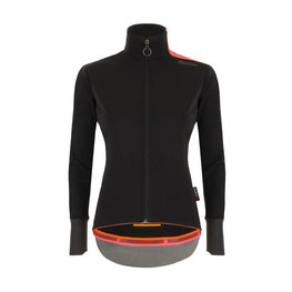 SANTINI Cycling thermal jacket - VEGA XTREME LADY - black