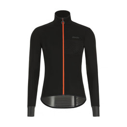SANTINI Cycling rain jacket - GUARD NIMBUS - black