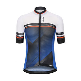 SANTINI Cycling short sleeve jersey - TONO - blue/white