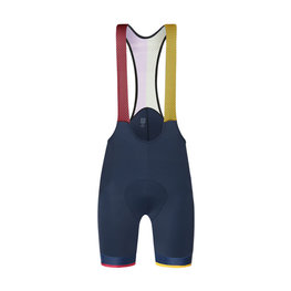 SANTINI Cycling bib shorts - LA VUELTA 2018 - yellow/red/black