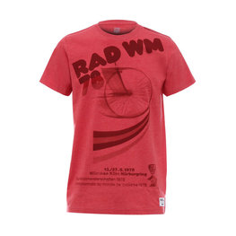 SANTINI Cycling short sleeve t-shirt - UCI STORY - red/multicolour