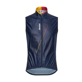 SANTINI Cycling gilet - LA VUELTA 2018 - blue