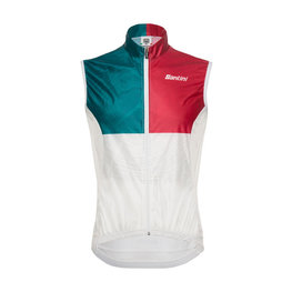 SANTINI Cycling gilet - LA VUELTA 2018 - blue/white/red