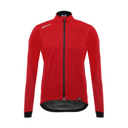 SANTINI Cycling rain jacket - GUARD 3.0 - red