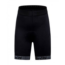 SANTINI Cycling shorts without bib - CONAN  KIDS - black