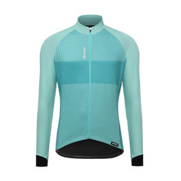 SANTINI Cycling winter long sleeve jersey - COLLE WINTER - blue