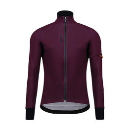 SANTINI Cycling windproof jacket - BETA RAIN - bordeaux/black