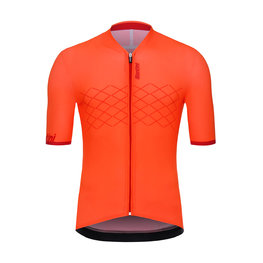 SANTINI Cycling short sleeve jersey - REDUX  - orange