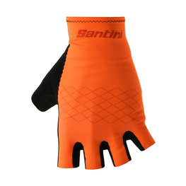 SANTINI Cycling fingerless gloves - REDUX  - orange
